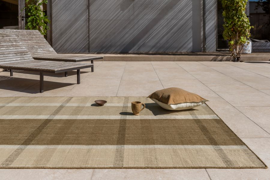 Zona Block Stripe Cashew 497501